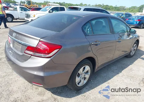 2015 Honda Civic Lx из США, поврежденный, VIN 19XFB2F53FE284761